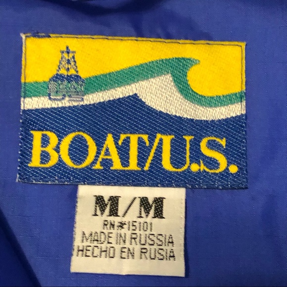 Vintage Boat/US Long Rain Jacket-M - Picture 5 of 5